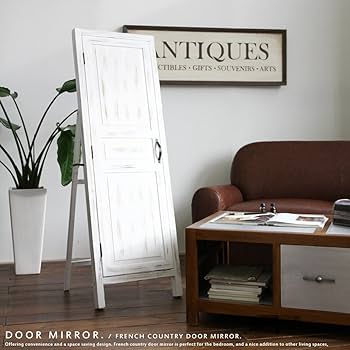 ハート型カントリー木製スタンドミラー Amazon.co.jp: フレンチカントリー 木製ドアミラー スタンド